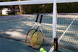 Cancha de tenis.